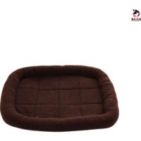 Saas Pet Velvet Open Bed Brown Large