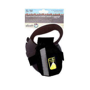  Luggage for retractable leash, Small/Medium - Black 
