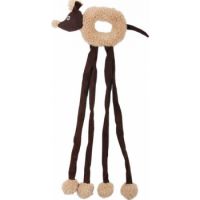Lambswool Cuddle Door Knob Dangler Cat Toys Brown
