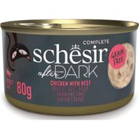 SCHESIR AFTER DARK ADULT CHICKEN & BEEF IN BROTH 80 GR.