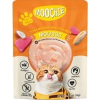 Moochie Cat Food Tuna Mousse With Salmon Pouch 70g
