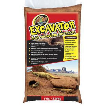  Zoo Med Excavator Clay Burrowing Substrate, 4.5 Kg 
