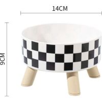 Saas Pet Bowls With Stand 14*9cm (Plastic)