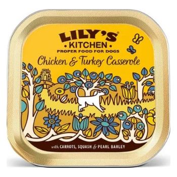  Lily's Kitchen Chicken & Turkey Casserole Wet Dog Food 150G 