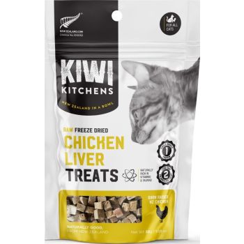  Kiwi Kitchens Raw Freeze Dried Chicken Recipe Cat Treats 30g 