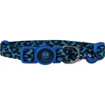  DOCO® LOCO Cat Collar Pattern Printed (DCAT002) Blue Leopard 