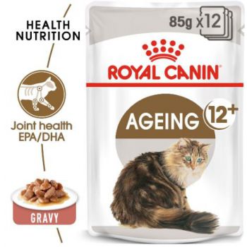  Royal Canin Cat Wet Food  Ageing +12 Years (pouches)85G 