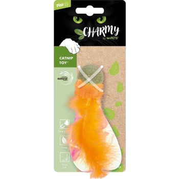  M-PETS Charmy Firefly Orange Catnip Cat Toy 