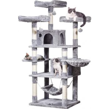  Cat Choice Cat Tower With Multi Level Resting Point, Sisal Post, Plush Toy, Hammock, Plush Perch And Pet House-60x50x170cm, (8.5cm Diameter Sisal Tube) 