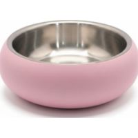 Double Wall Bowl Belly with Non-Slip Base  PINK– 1240 ml