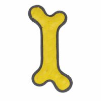 Rubber Toy Bone Yellow