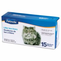 Cat Litter  Pan  Liners  15CT Medium