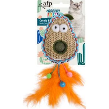  All For Paws Whisker Fiesta- Catnip Ball Avocado Cat Toys 