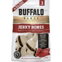 Buffalo Range Natural, Grain Free Jerky Bone Rawhide Bones  142g