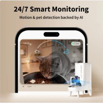  Petkit 'YumShare Solo 2.0 Camera' Automatic Feeder - 3L 