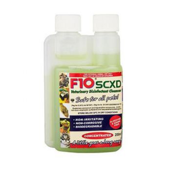  F10 SCXD Vet Disinfectant/Cleanser 200ml 