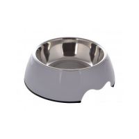 Nutrapet Melamine Round Bowl Grey XL:27 *9Cms 1400/ml47.2oz