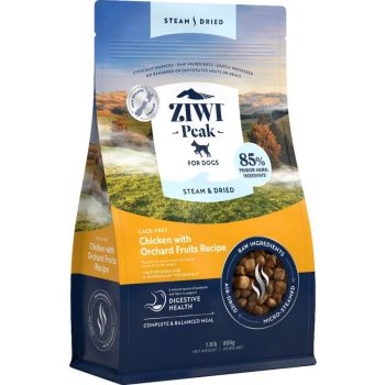  ZIWI Peak Steam & Dried Cage-Free Chicken with Orchard Fruits Recipe Dry Dog Food 800g 