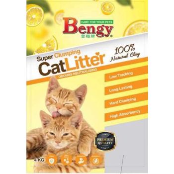  Vitakraft Bengy Cat Litter Lemon Scent 4kg 