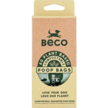  Beco Bags Compostable Poo Bags 60pcs 