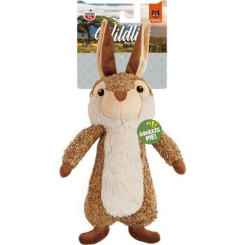 FOFOS Wildlife Plush Rabbit Dog Toys 