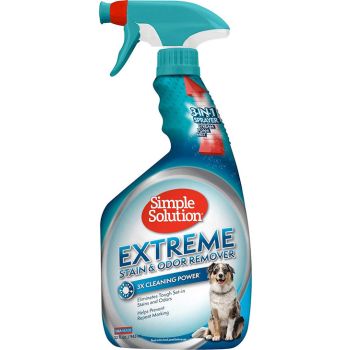  Simple Solution Dog Extreme Stain+Odor Remover, 32 OZ 