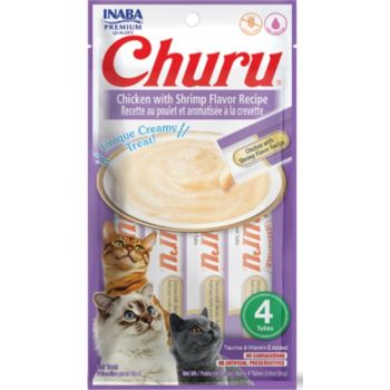  INABA CHURU CHICKEN WITH SHRIMP 56 g - 4 sticks per pack 