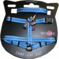 SAFE CAT HARNESS & LEAD BLUE 28CM