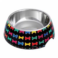 FuzzYard Jelly Bones Melamine Dog Bowl, Small