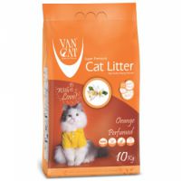 Van Cat White Clumping Bentonite Cat Litter Orange 10Kg