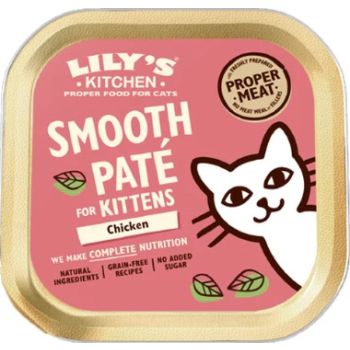  Lily's Kitchen Chicken Pate Kitten Wet Food 85G 