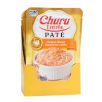 INABA Churu Entree Pate for Cat, Grain-Free, Prebiotic Complete & Balanced Wet Cat Food – Chicken Recipe