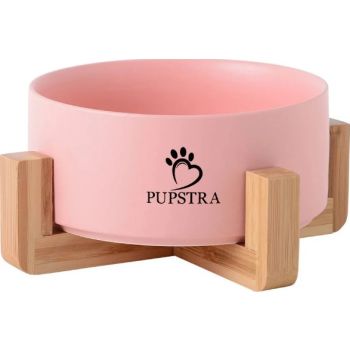  Single Ceramic Bowl - Pink 400ml 