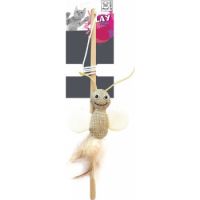 M-PETS Butterfly Cat Wand Assorted Colors