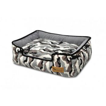  Camouflage Lounge Bed white Small 
