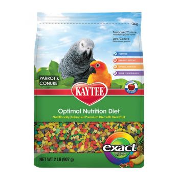 Kaytee Exact Rainbow Fruity Parrot And Conure Food, 2 lbs 