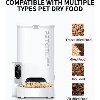  PETKIT 'YumShare Solo Camera' Automatic Feeder - 3L 