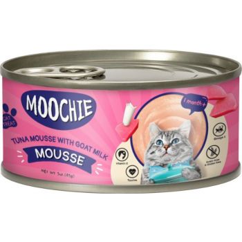  Moochie Kitten Tuna Mousse With Goatmilk 85g Can 