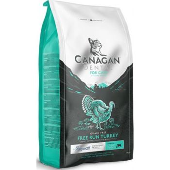  Canagan Free Run Turkey Dental Dry Cat Food 