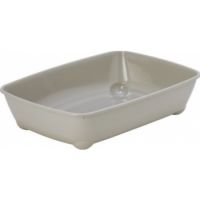 Moderna Arist-O-Tray-Cat Litter Tray W/OUT RIM ( BEIGE) Medium