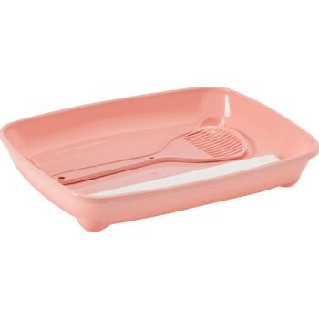  Moderna Kitten Starter Kit-Tray with Scoop&Bag 36.7 x 27.1 x 6.2 cm-Pink 