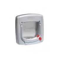 Pet Safe 4 Way Locking Deluxe Cat Flap - Grey