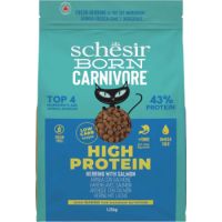 Schesir Born Carnivore Grain Free Oven Baked Dry Cat Herring & Salmon 1.25kg
