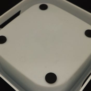  Pado Square Anti Spill Pet Bowl 21x21x7.8cm [1000ml] -Blue 