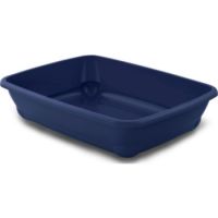 Bergamo Cat Litter box BIRBA Dark Blue M 46X35X10H