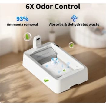  PETKIT Urine Monitor Crystal Litter Set - 4 Packs - Exclusively for Purobot Crystal Duo litter boxes 