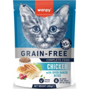  Wanpy Grain Free Complete Food for Kitten – Chicken Recipe 500g 