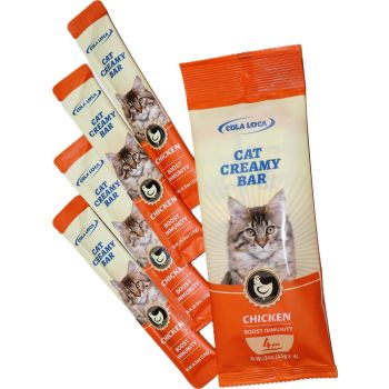  Cola Loca Cat Creamy Bar – Chicken Flavour – Pack of 4 x 15g Tubes 