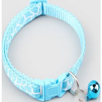  PETS CLUB ADJUSTABLE CAT COLLAR WITH BELL – LIGHT BLUE 