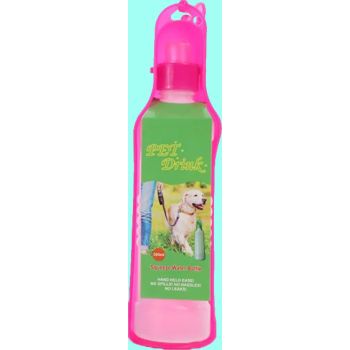  Cozy Paws Pet Water Feeding Bottle- 500ml Pink 